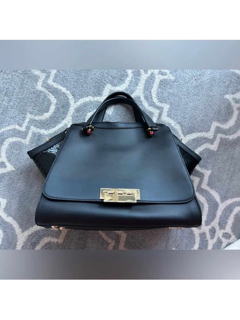 Zac Posen Black Large Bag